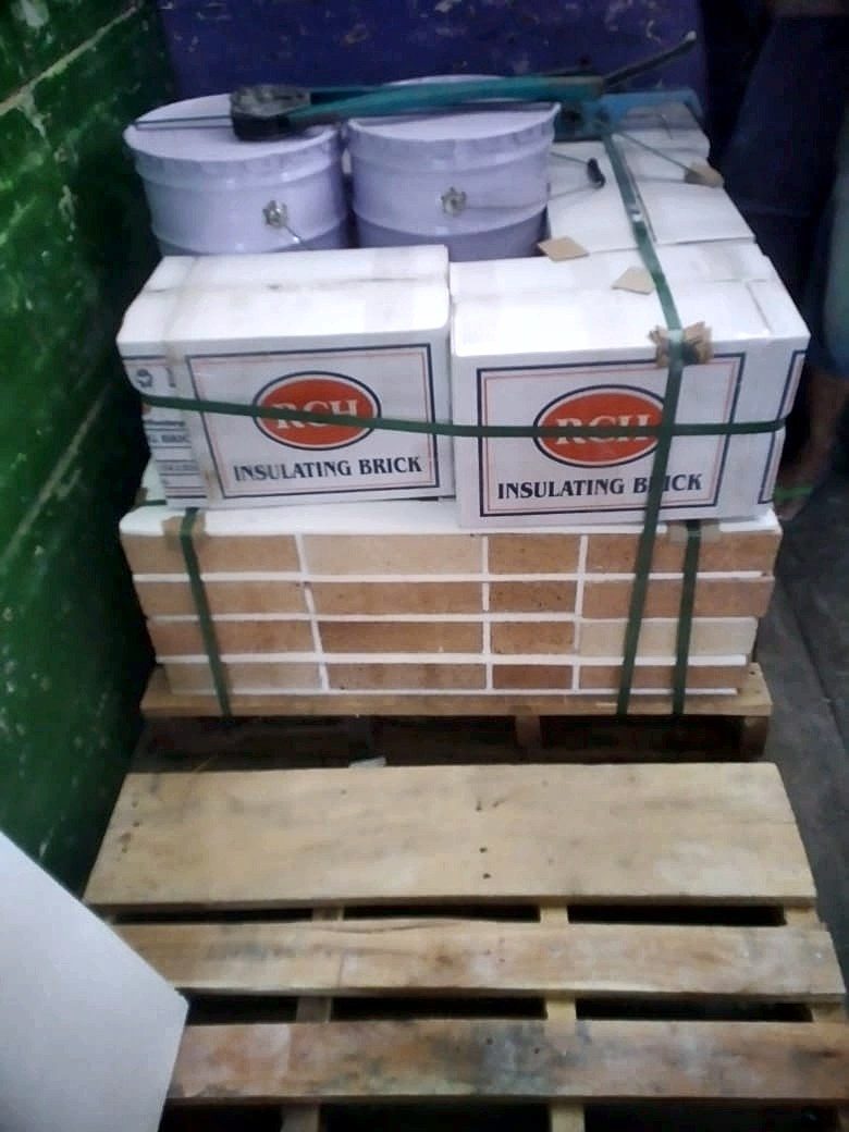 Muat fire brick dan air setting mortar